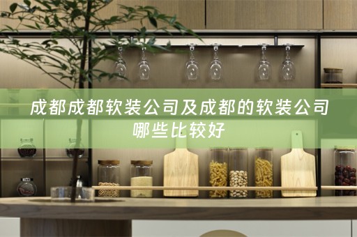 成都成都公司哪些比较好