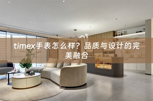 timex手表怎么样？品质与设计的完美融合