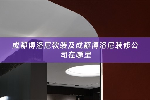 成都博洛尼及成都博洛尼装修公司在哪里