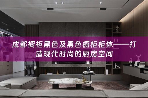 成都橱柜黑色及黑色橱柜柜体——打造现代时尚的厨房空间