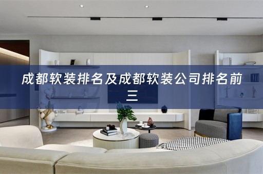 成都公司排名前三