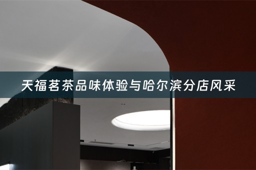 天福茗茶品味体验与哈尔滨分店风采