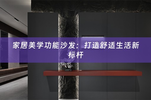 家居美学功能沙发：打造舒适生活新标杆