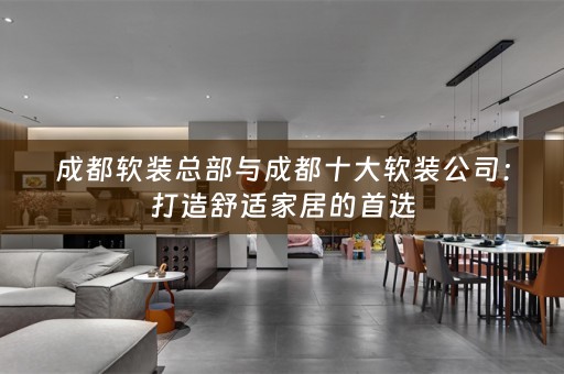 成都公司：打造舒适家居的首选