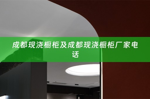 成都现浇橱柜及成都现浇橱柜厂家电话