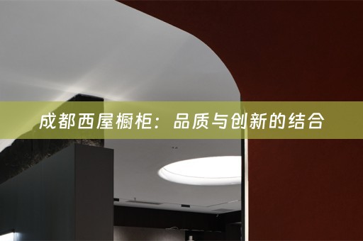 成都西屋橱柜：品质与创新的结合