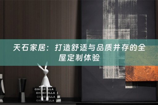 天石家居：打造舒适与品质并存的体验