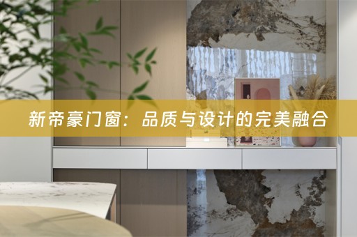 新帝豪门窗：品质与设计的完美融合