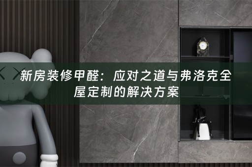 新房装修甲醛：应对之道与弗洛克的解决方案