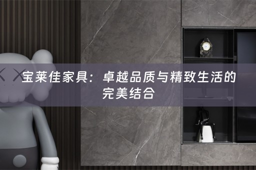 宝莱佳家具：卓越品质与精致生活的完美结合