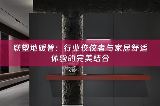 联塑地暖管：行业佼佼者与家居舒适体验的完美结合