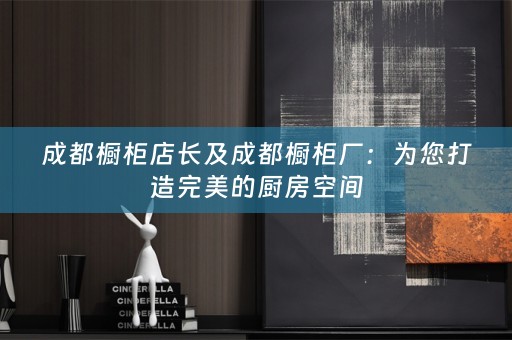 成都橱柜店长及成都橱柜厂：为您打造完美的厨房空间