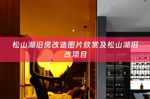 松山湖旧房改造图片欣赏及松山湖旧改项目