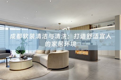 成都清洁与清洗：打造舒适宜人的家居环境