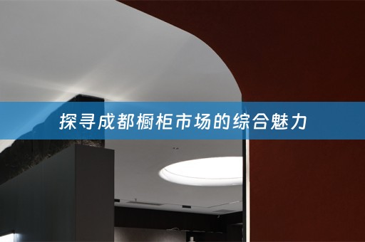 探寻成都橱柜市场的综合魅力