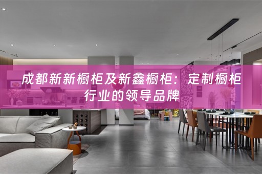 成都新新橱柜及新鑫橱柜：定制橱柜行业的领导品牌
