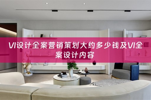 VI设计全案营销策划大约多少钱及VI全案设计内容 