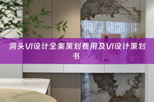 洞头VI设计全案策划费用及VI设计策划书 