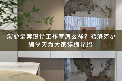 创业全案设计工作室怎么样？弗洛克小编今天为大家详细介绍 