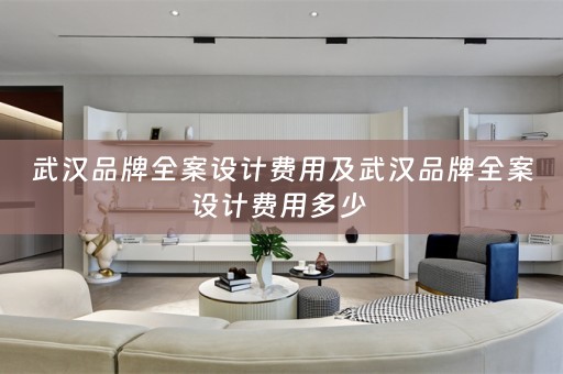 武汉品牌全案设计费用及武汉品牌全案设计费用多少 
