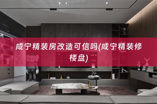 咸宁精装房改造可信吗(咸宁精装修楼盘)