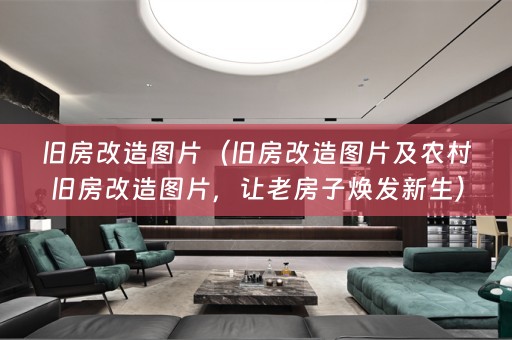 旧房改造图片（旧房改造图片及农村旧房改造图片，让老房子焕发新生）