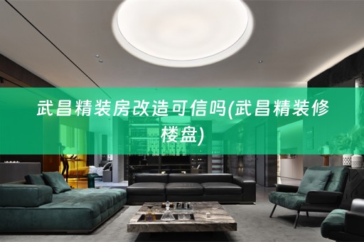 武昌精装房改造可信吗(武昌精装修楼盘)