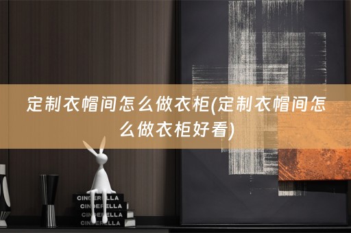 定制衣帽间怎么做衣柜(定制衣帽间怎么做衣柜好看)