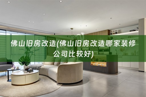 佛山旧房改造(佛山旧房改造哪家装修公司比较好)