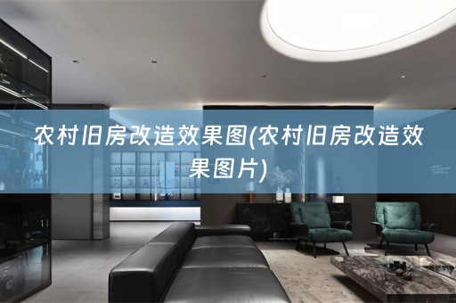 农村旧房改造效果图(农村旧房改造效果图片)