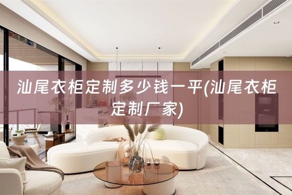 汕尾衣柜定制多少钱一平(汕尾衣柜定制厂家)