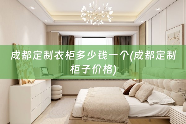成都定制衣柜多少钱一个(成都定制柜子价格)