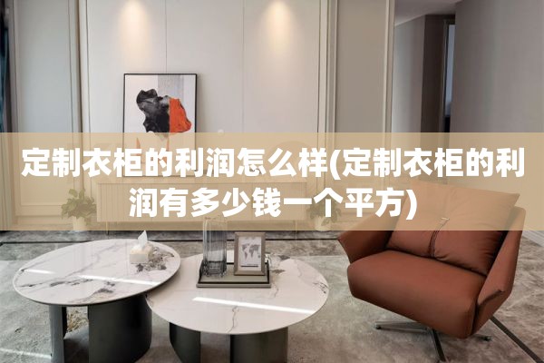 定制衣柜的利润怎么样(定制衣柜的利润有多少钱一个平方)