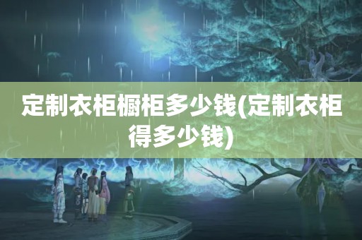 定制衣柜橱柜多少钱(定制衣柜得多少钱)