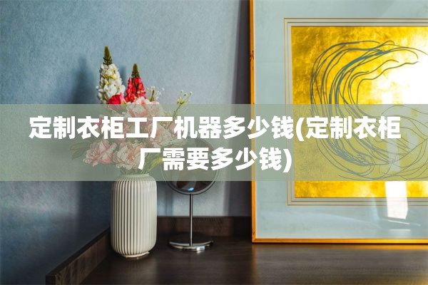 定制衣柜工厂机器多少钱(定制衣柜厂需要多少钱)