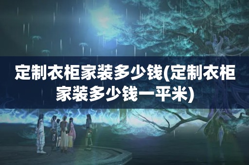 定制衣柜家装多少钱(定制衣柜家装多少钱一平米)