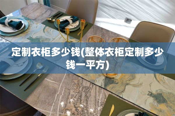 定制衣柜多少钱(整体衣柜定制多少钱一平方)