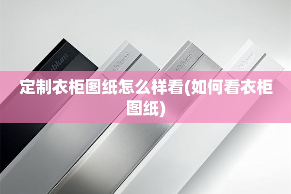 定制衣柜图纸怎么样看(如何看衣柜图纸)