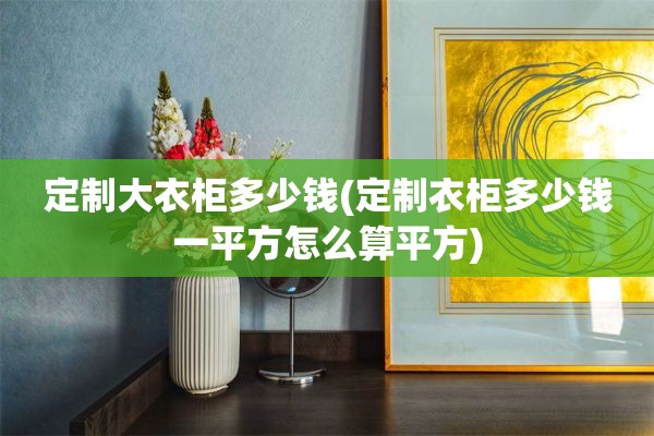 定制大衣柜多少钱(定制衣柜多少钱一平方怎么算平方)