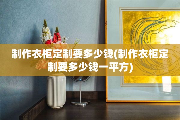制作衣柜定制要多少钱(制作衣柜定制要多少钱一平方)
