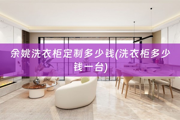 余姚洗衣柜定制多少钱(洗衣柜多少钱一台)
