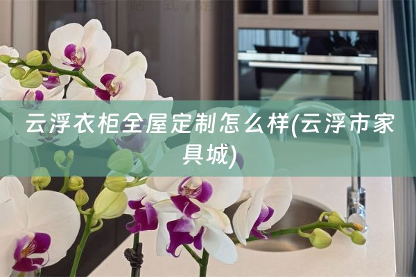 云浮衣柜怎么样(云浮市家具城)