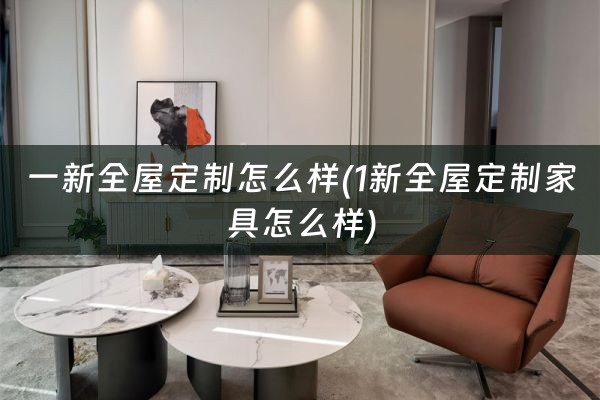 一新家具怎么样)