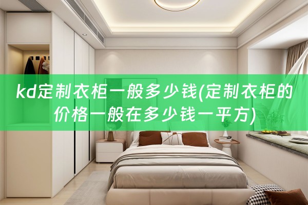 kd定制衣柜一般多少钱(定制衣柜的价格一般在多少钱一平方)